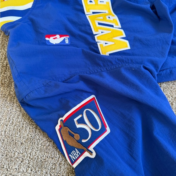 Golden State Warriors Mitchell & Ness Nylon Jacket - Picture 5 of 9